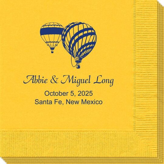 Hot Air Balloon Napkins